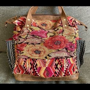 Nena and Co Core Leather Medium Convertible Daybag